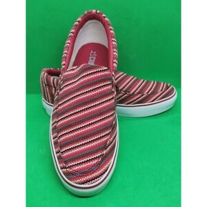 Dekline Captain Loafers Shoes Men's Red Striped Size 7